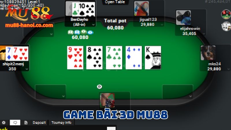 Game bài 3D là sảnh chơi mang đến trải nghiệm đa dạng